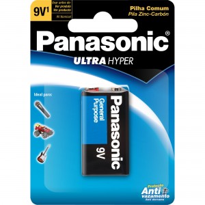 Bateria 9V 6F22UPT/1B - Panasonic