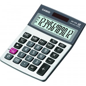 Calculadora de Mesa 12 Dígitos MX120S Prata - Casio