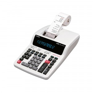 Calculadora com Bobina 12 Dígitos 4,4 Lin/Seg 110V DR210TM Branco - Casio