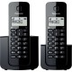 Telefone Sem Fio com Base + Ramal com ID KX-TGB112LBB Preto - Panasonic