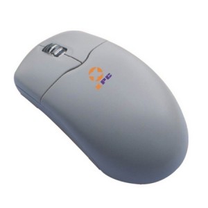 Mouse Óptico Branco com Led USB 4582 - Leadership 