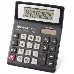 Calculadora de Mesa 12 Digitos MX-C120 754594 - Maxprint