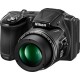 Câmera Digital Semiprofissional Coolpix L830 com 16MP Zoom ótico de 34x Preta - Nikon 